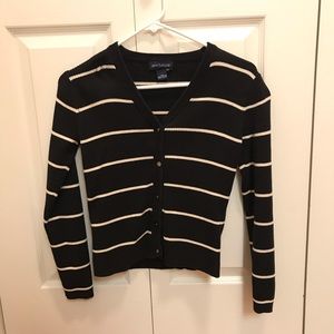 Ann Taylor striped cardigan